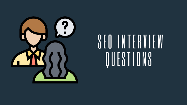 seo interview questions and answers