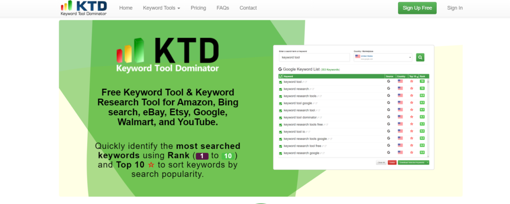 keyword dominator