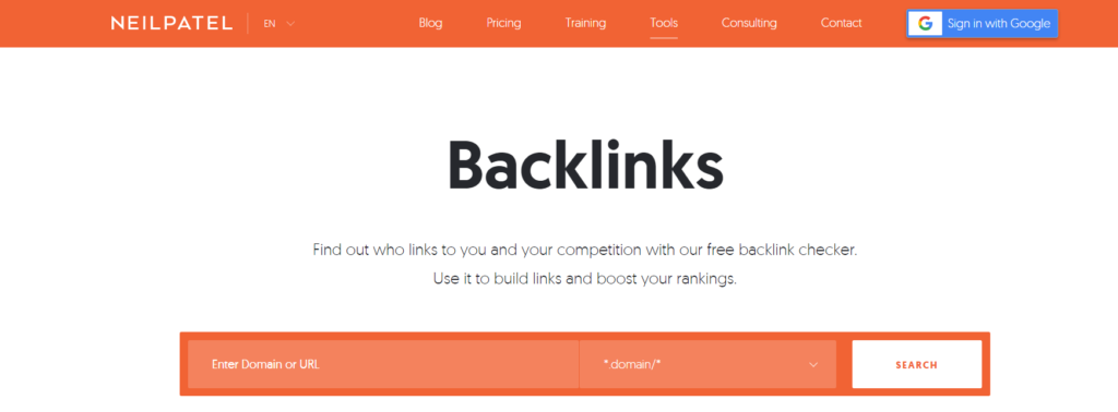 ubersuggest seo analyser