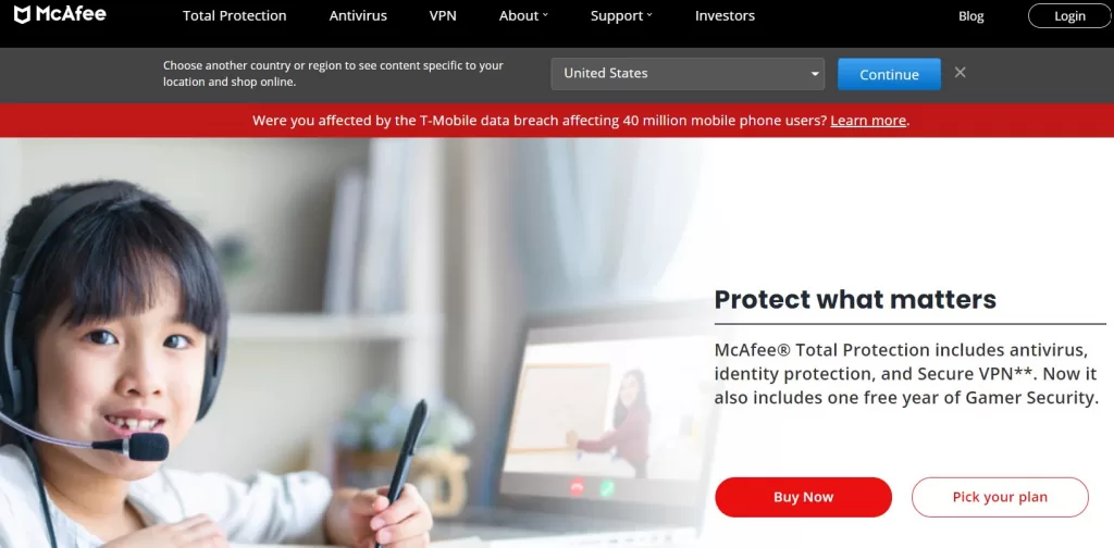 mcafee antivirus software